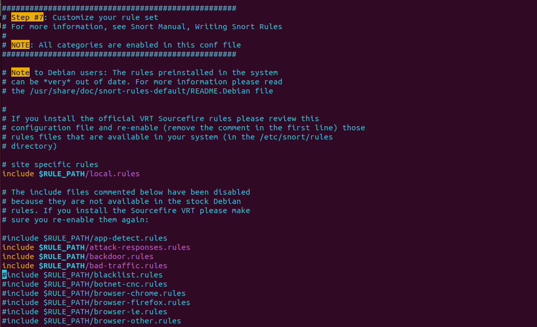 Installing and Configuring Snort