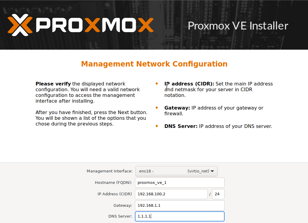 Installing and Configuring Proxmox