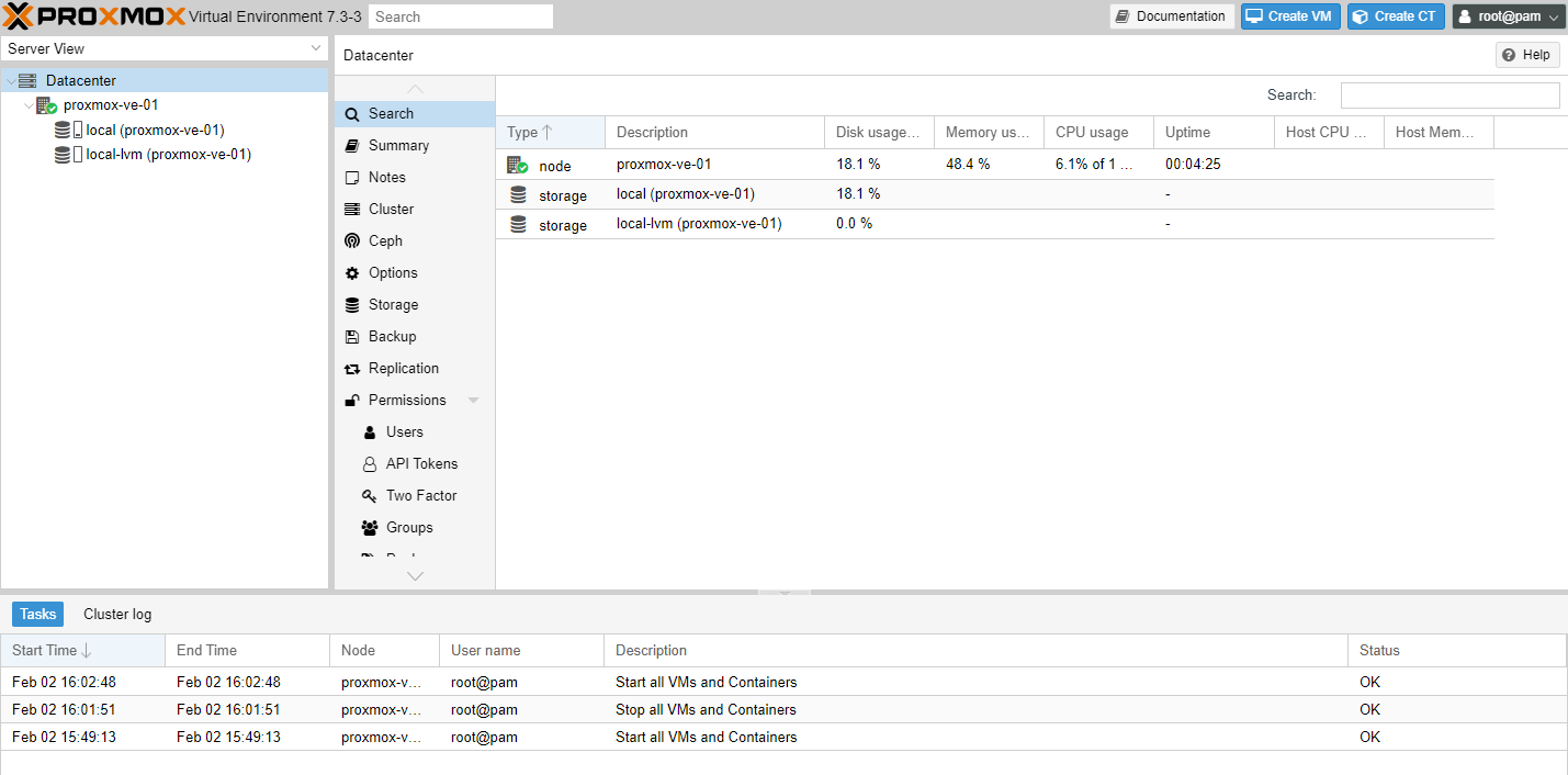 Installing and Configuring Proxmox