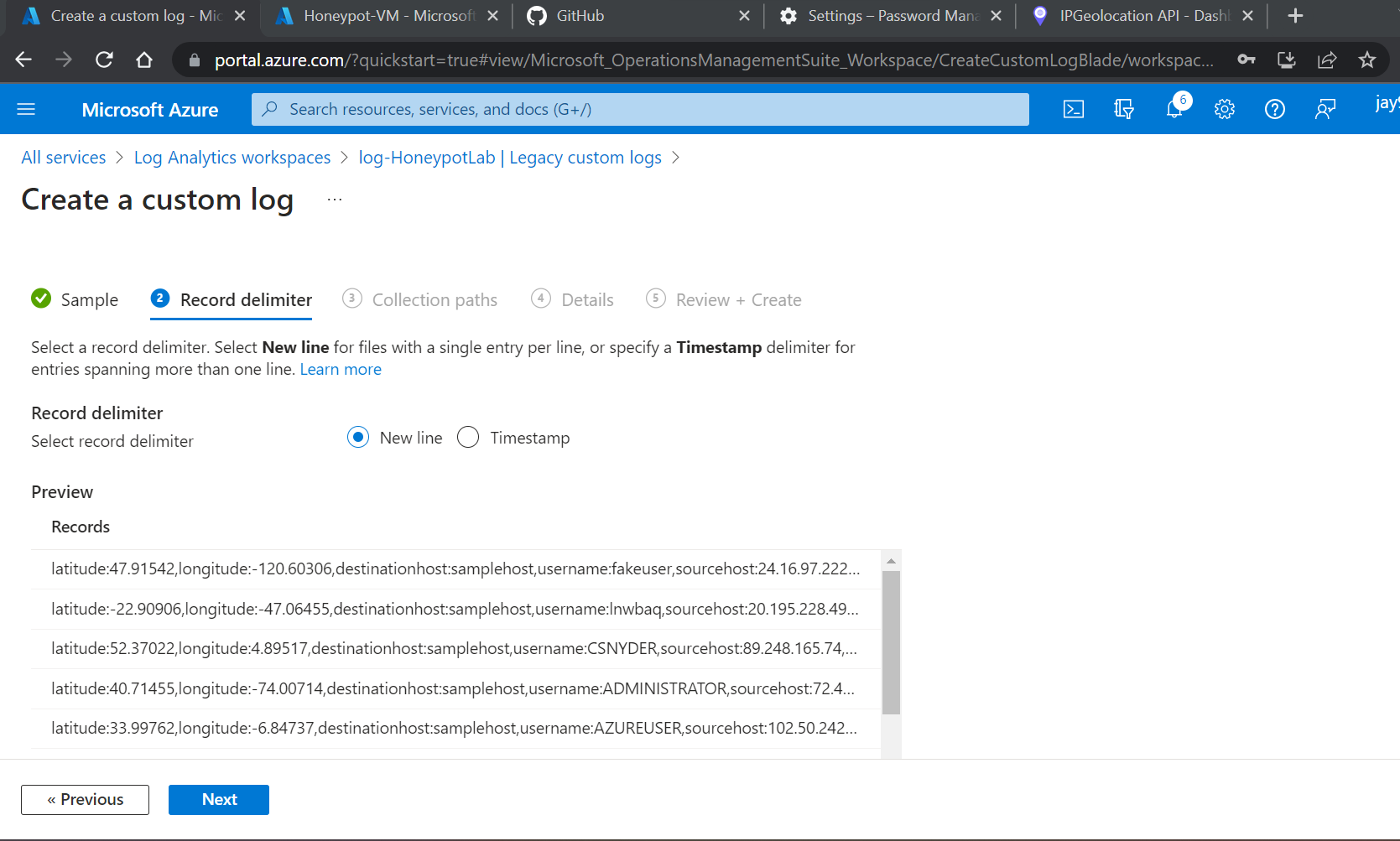 Detect brute-force attacks and mapping it through Azure Sentinel.