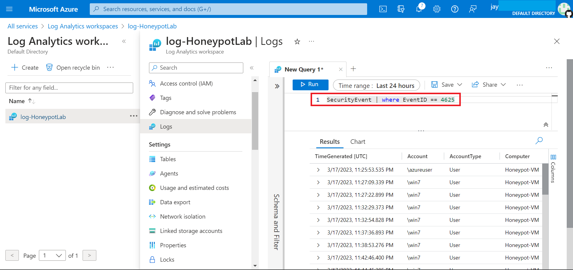 Detect brute-force attacks and mapping it through Azure Sentinel.