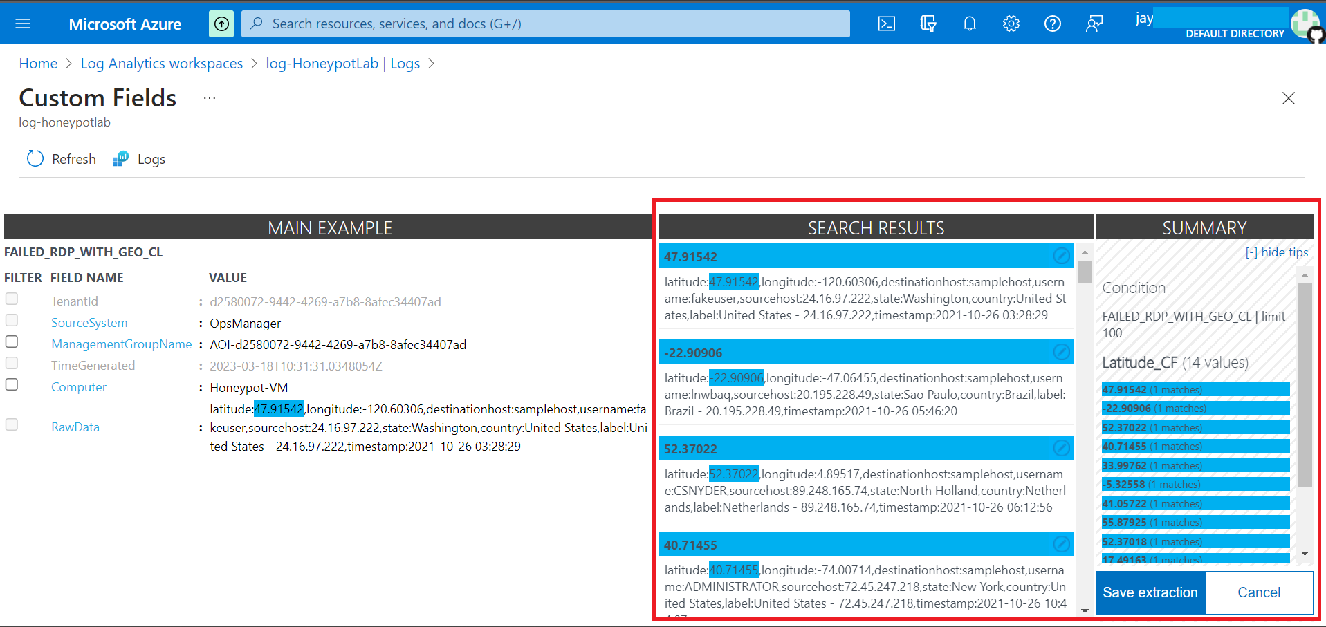 Detect brute-force attacks and mapping it through Azure Sentinel.