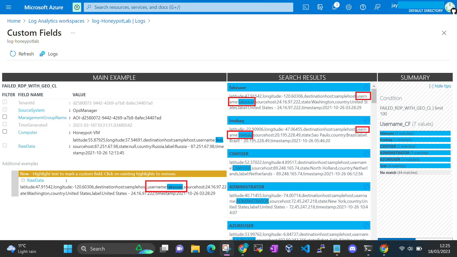 Detect brute-force attacks and mapping it through Azure Sentinel.