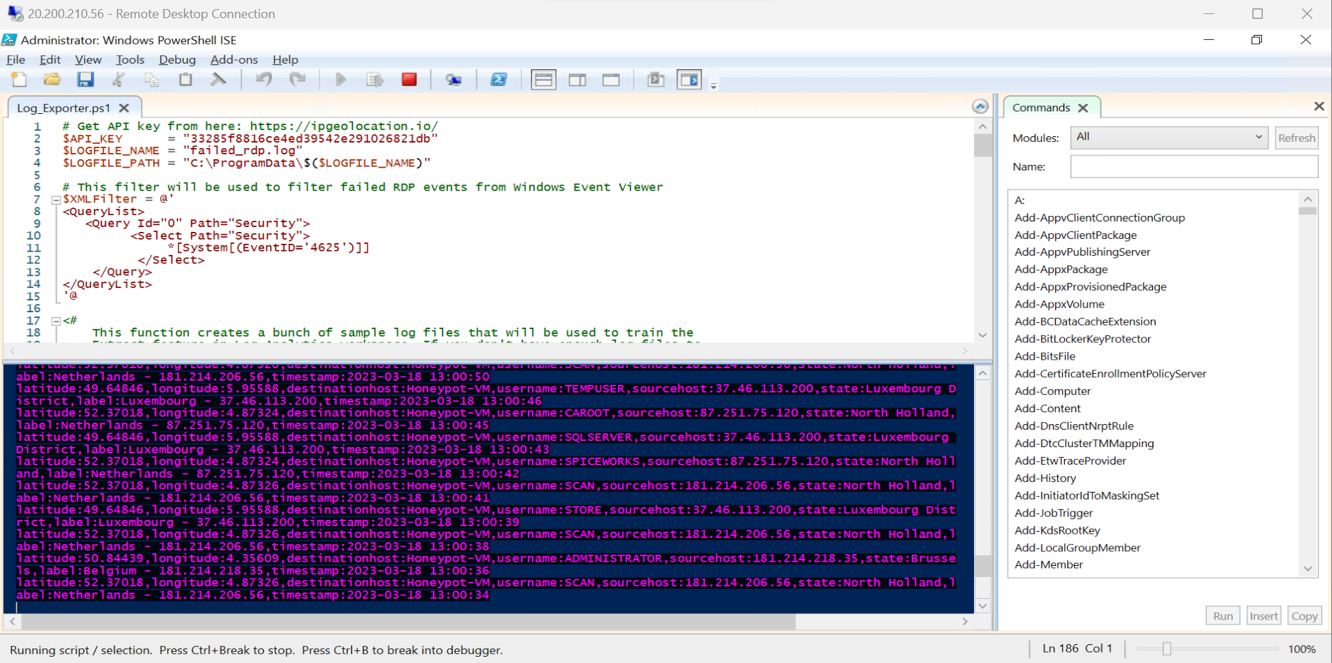 Detect brute-force attacks and mapping it through Azure Sentinel.