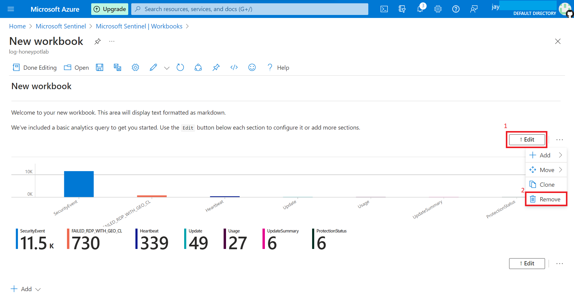 Detect brute-force attacks and mapping it through Azure Sentinel.