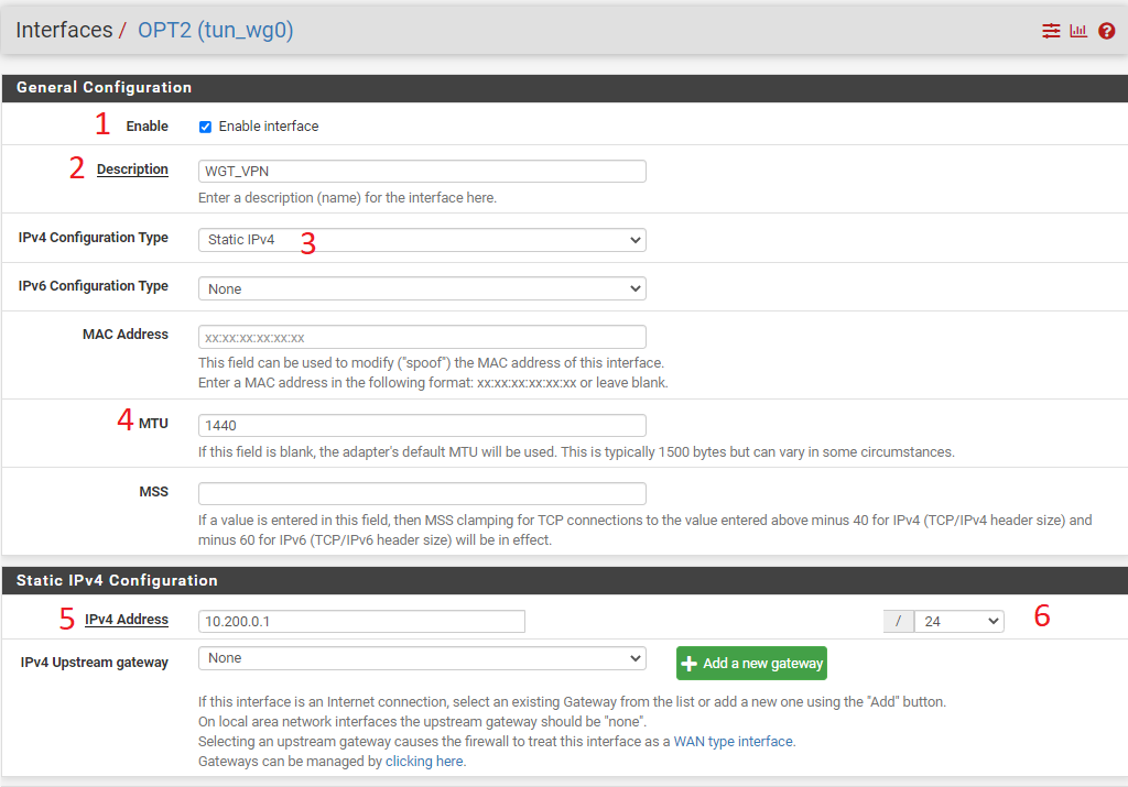 WireGuard VPN on pfSense Router