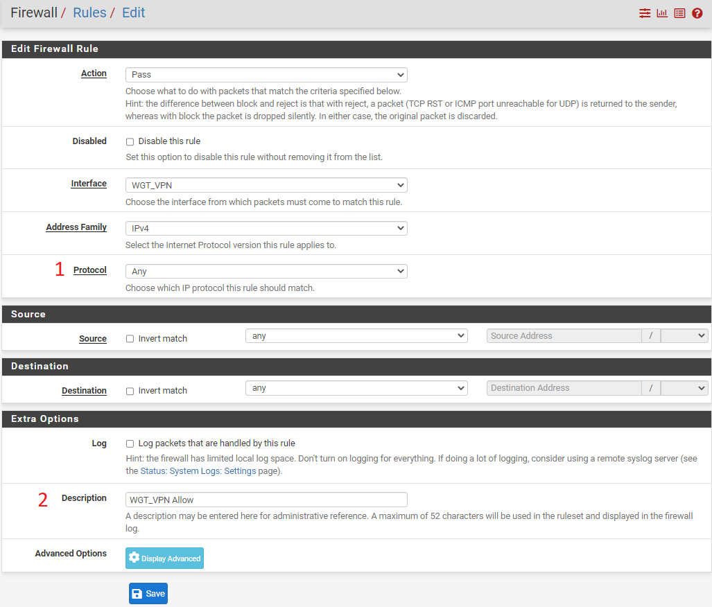 WireGuard VPN on pfSense Router