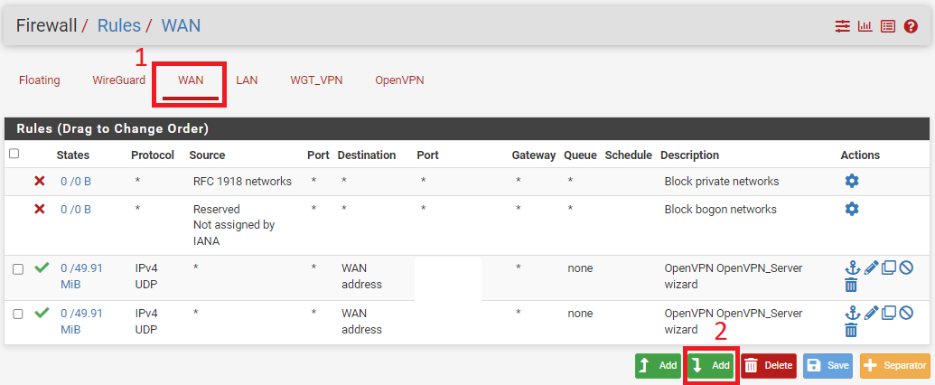 WireGuard VPN on pfSense Router