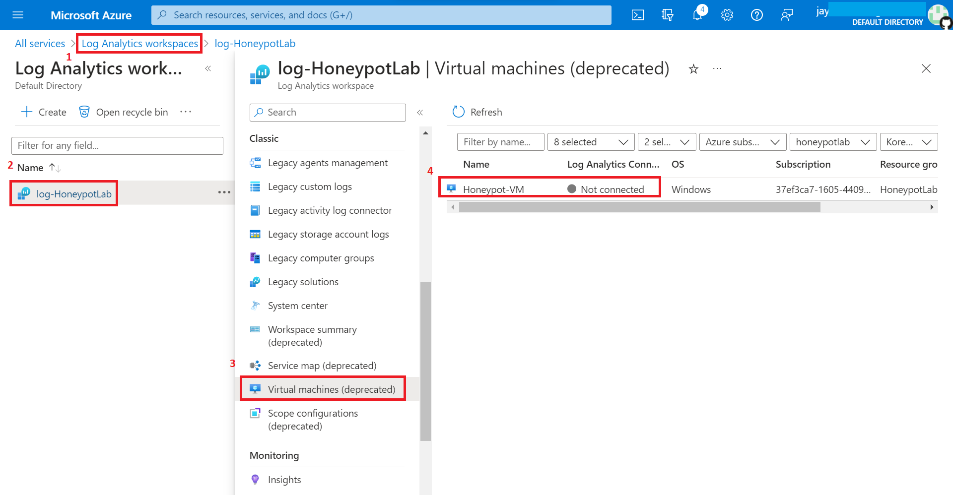 Detect brute-force attacks and mapping it through Azure Sentinel.