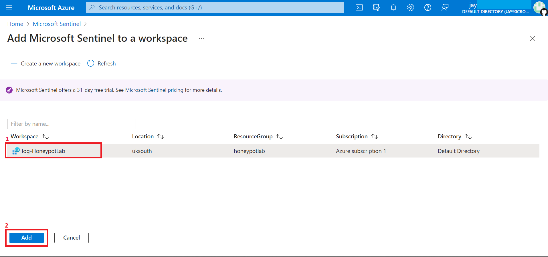 Detect brute-force attacks and mapping it through Azure Sentinel.