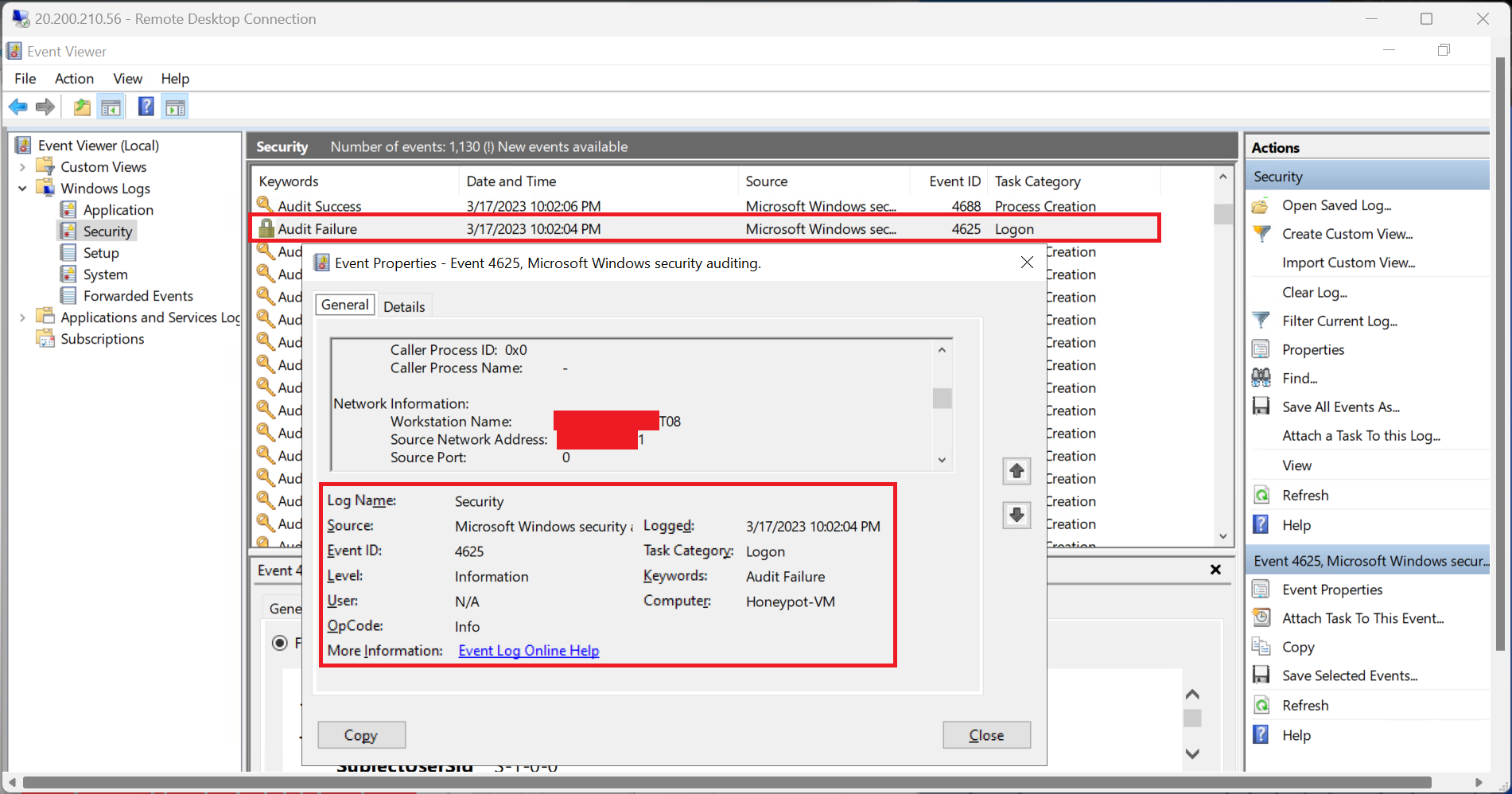 Detect brute-force attacks and mapping it through Azure Sentinel.