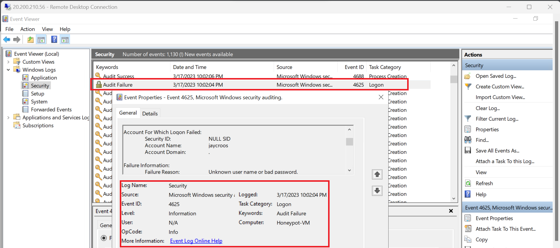 Detect brute-force attacks and mapping it through Azure Sentinel.