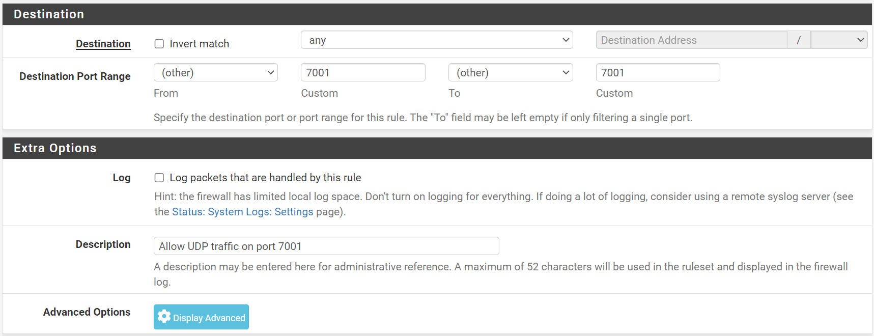 Using Splunk to monitor pfSense Logs