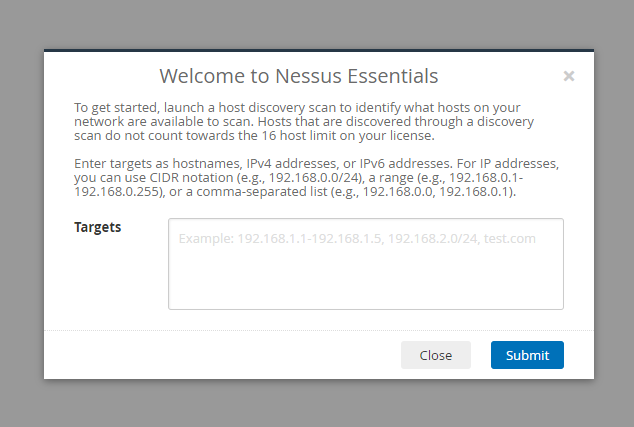 Scan your Home Network using Nessus on Docker